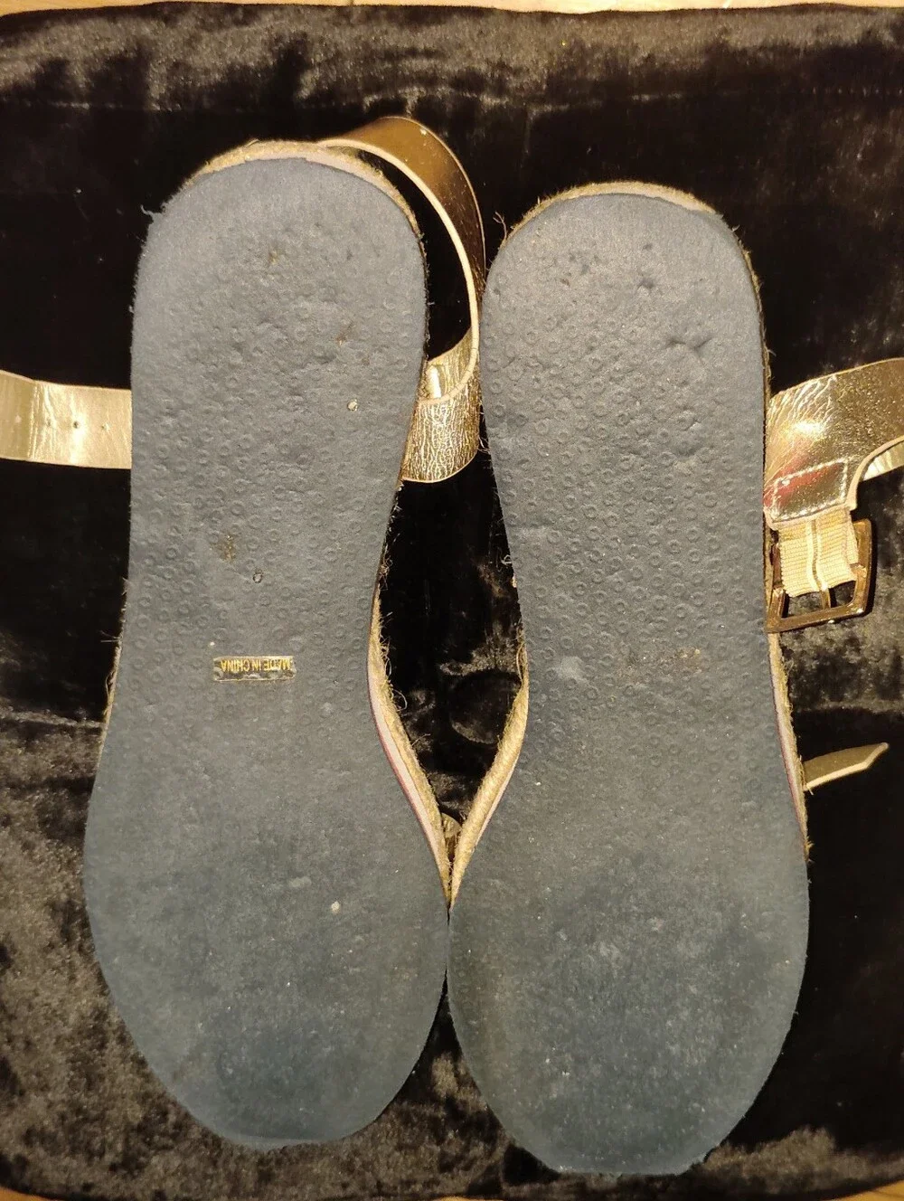 Women's Gold Platform Sandals